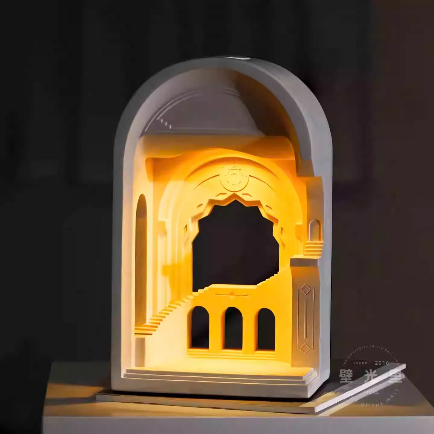 THE DUNE PALACE" Sculptural Candle Warmer Lamp | Elegant Wedding & Home Decor Gift Set