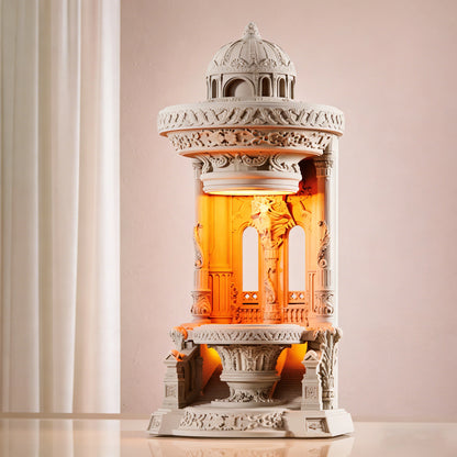 THE ANGELIC GARDEN" Sculptural Candle Warmer Lamp | Elegant Wedding & Home Decor Gift Set