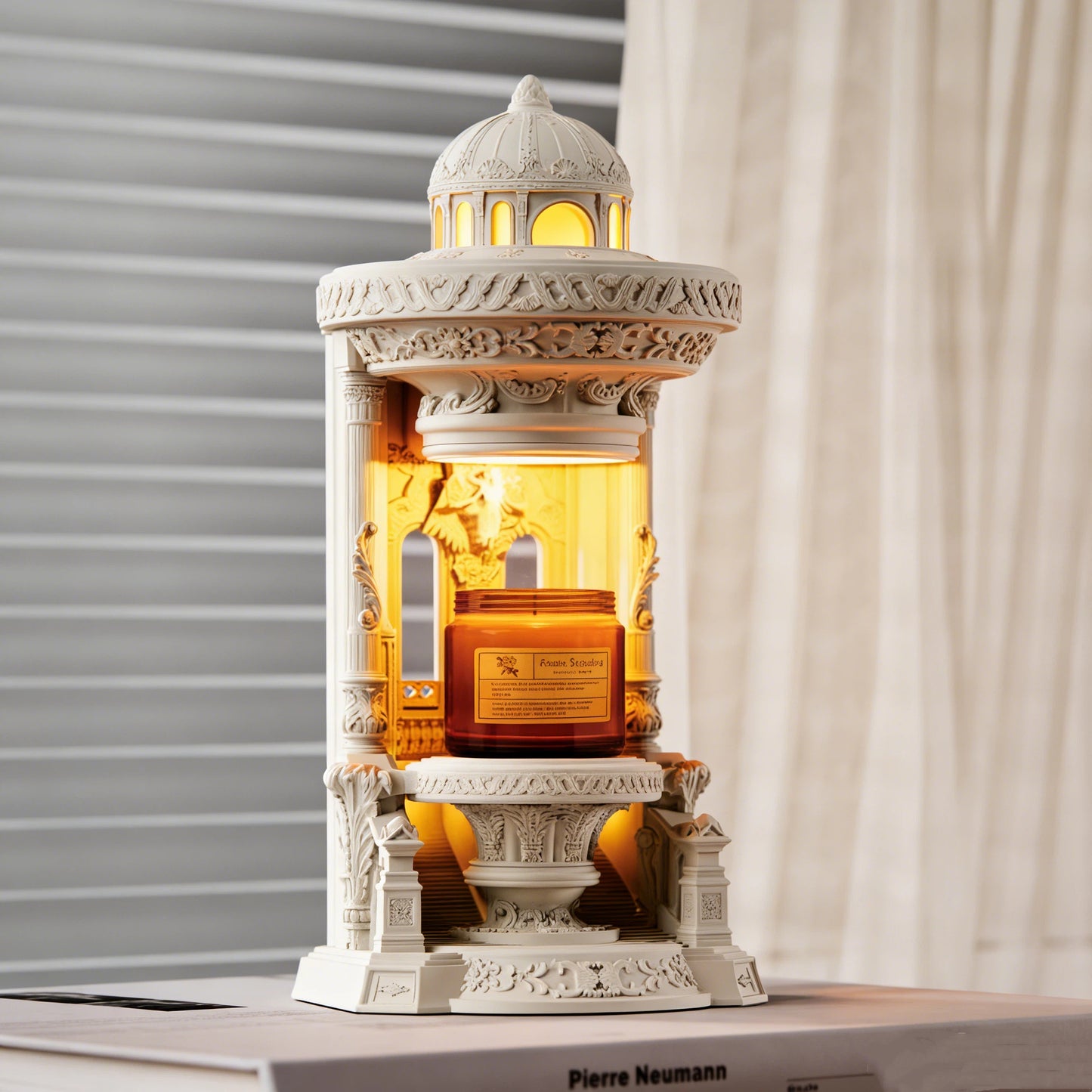 THE ANGELIC GARDEN" Sculptural Candle Warmer Lamp | Elegant Wedding & Home Decor Gift Set
