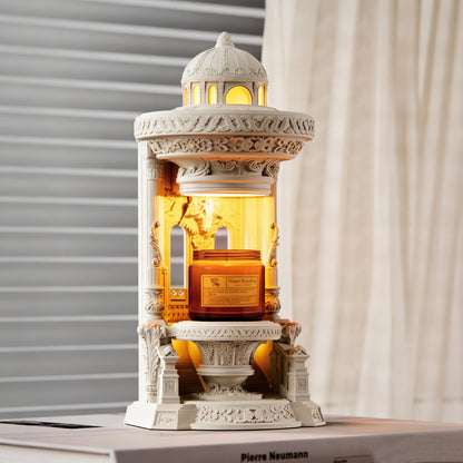 THE ANGELIC GARDEN" Sculptural Candle Warmer Lamp | Elegant Wedding & Home Decor Gift Set
