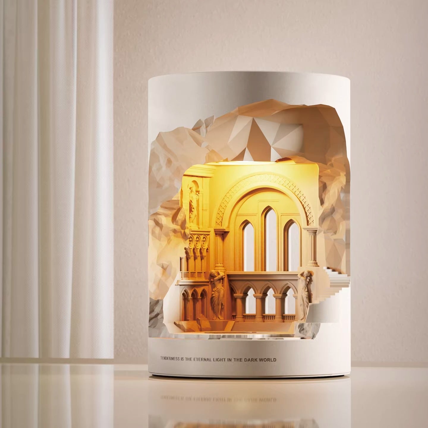 THE ECHO VALLEY" Sculptural Candle Warmer Lamp | Elegant Wedding & Home Decor Gift Set