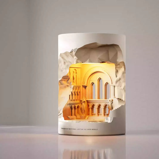 THE ECHO VALLEY" Sculptural Candle Warmer Lamp | Elegant Wedding & Home Decor Gift Set