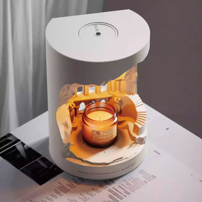 THE ECHO VALLEY" Sculptural Candle Warmer Lamp | Elegant Wedding & Home Decor Gift Set