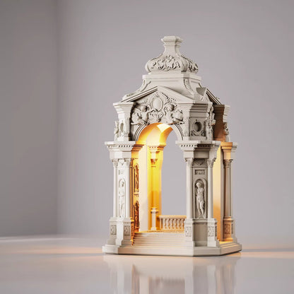 THE MAGNIFICENT CHURCH" Sculptural Candle Warmer Lamp | Elegant Wedding & Home Decor Gift Set