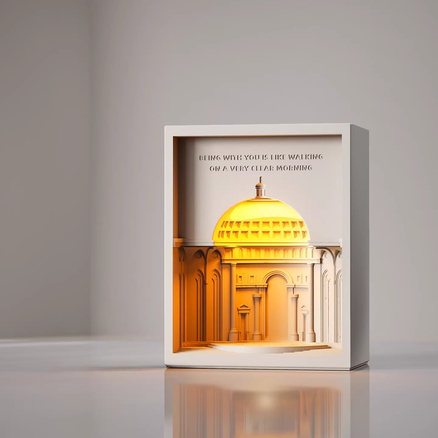 The TEMPLE GLOW" Sculptural Candle Warmer Lamp | Elegant Wedding & Home Decor Gift Set