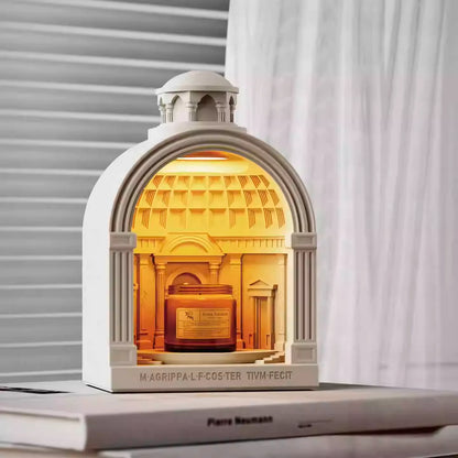 THE PANTHEON" Sculptural Candle Warmer Lamp | Elegant Wedding & Home Decor Gift Set