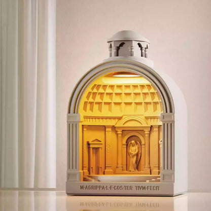 THE PANTHEON" Sculptural Candle Warmer Lamp | Elegant Wedding & Home Decor Gift Set