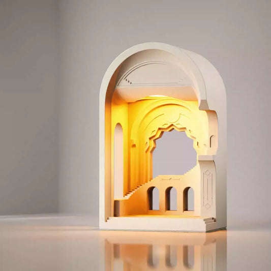 THE DUNE PALACE" Sculptural Candle Warmer Lamp | Elegant Wedding & Home Decor Gift Set