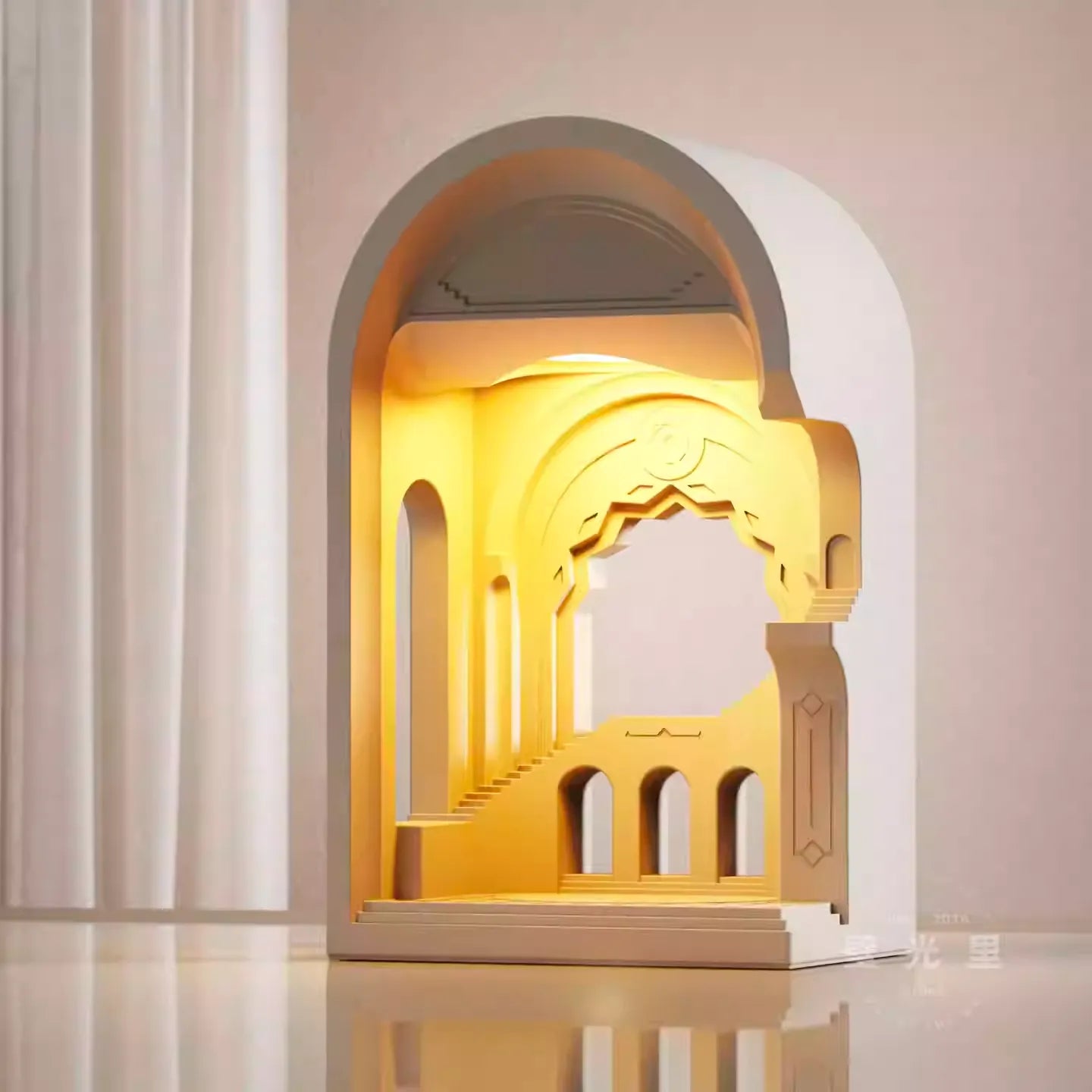 THE DUNE PALACE" Sculptural Candle Warmer Lamp | Elegant Wedding & Home Decor Gift Set