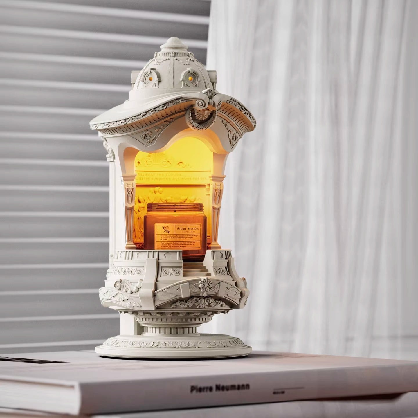 The THE GILDED AGE" Sculptural Candle Warmer Lamp | Elegant Wedding & Home Decor Gift Set