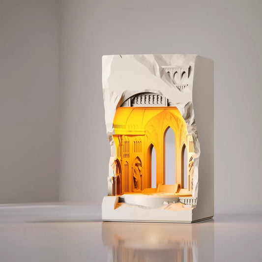 The UTOPIA" Sculptural Candle Warmer Lamp | Elegant Wedding & Home Decor Gift Set