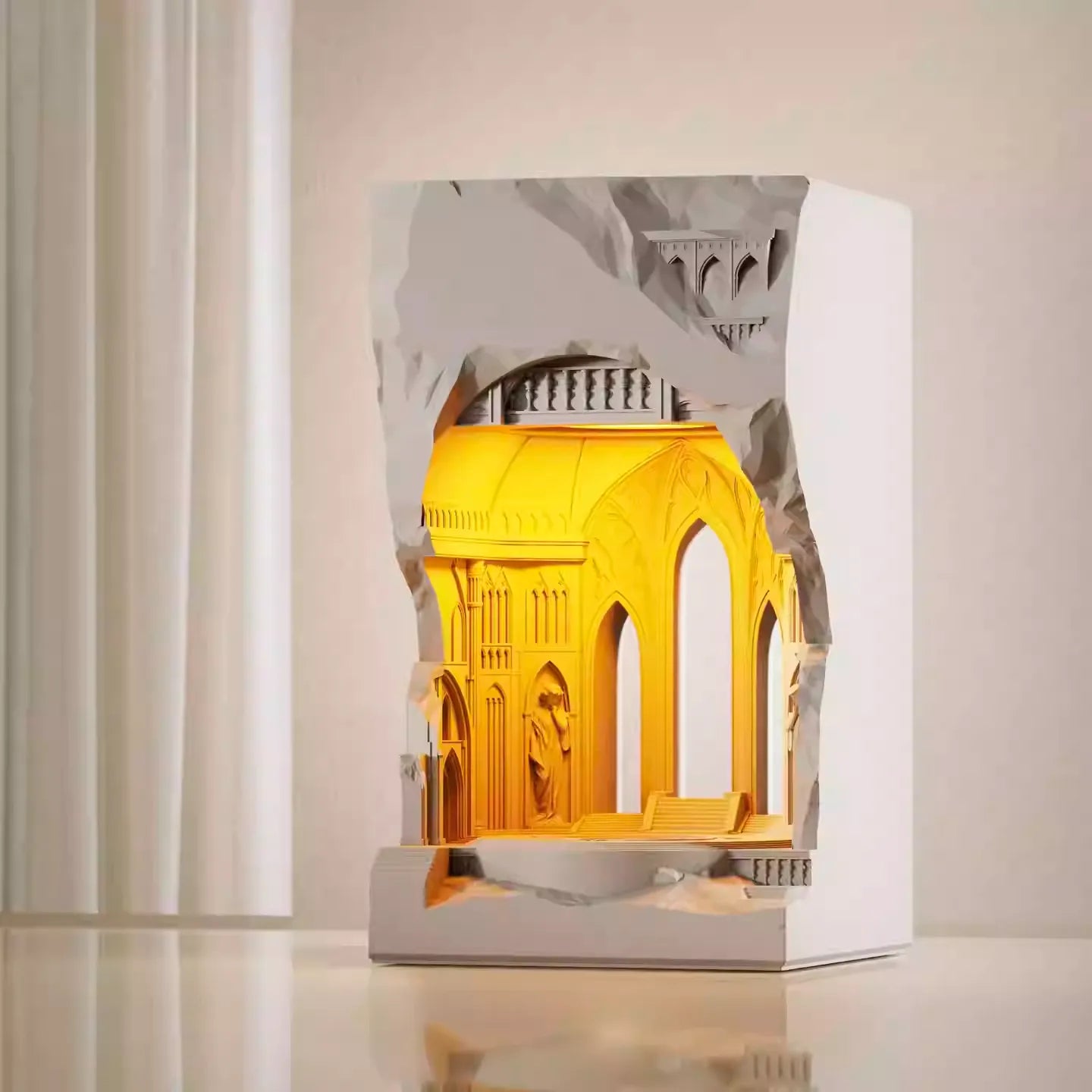 The UTOPIA" Sculptural Candle Warmer Lamp | Elegant Wedding & Home Decor Gift Set