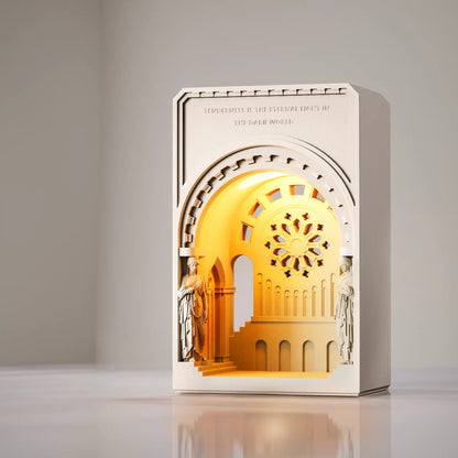 THE ROSACE" Sculptural Candle Warmer Lamp | Elegant Wedding & Home Decor Gift Set
