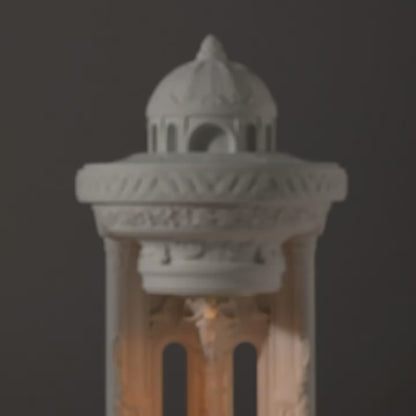 THE ANGELIC GARDEN" Sculptural Candle Warmer Lamp | Elegant Wedding & Home Decor Gift Set
