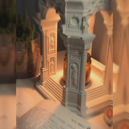 THE MAGNIFICENT CHURCH" Sculptural Candle Warmer Lamp | Elegant Wedding & Home Decor Gift Set